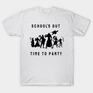 Schools out time to party rpg style T-Shirt